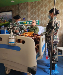 रक्षामन्त्री खड्काको अपरेसन गरियो
